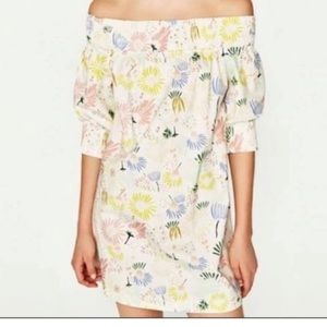 New Zara Trafaluc TRF collection floral dress